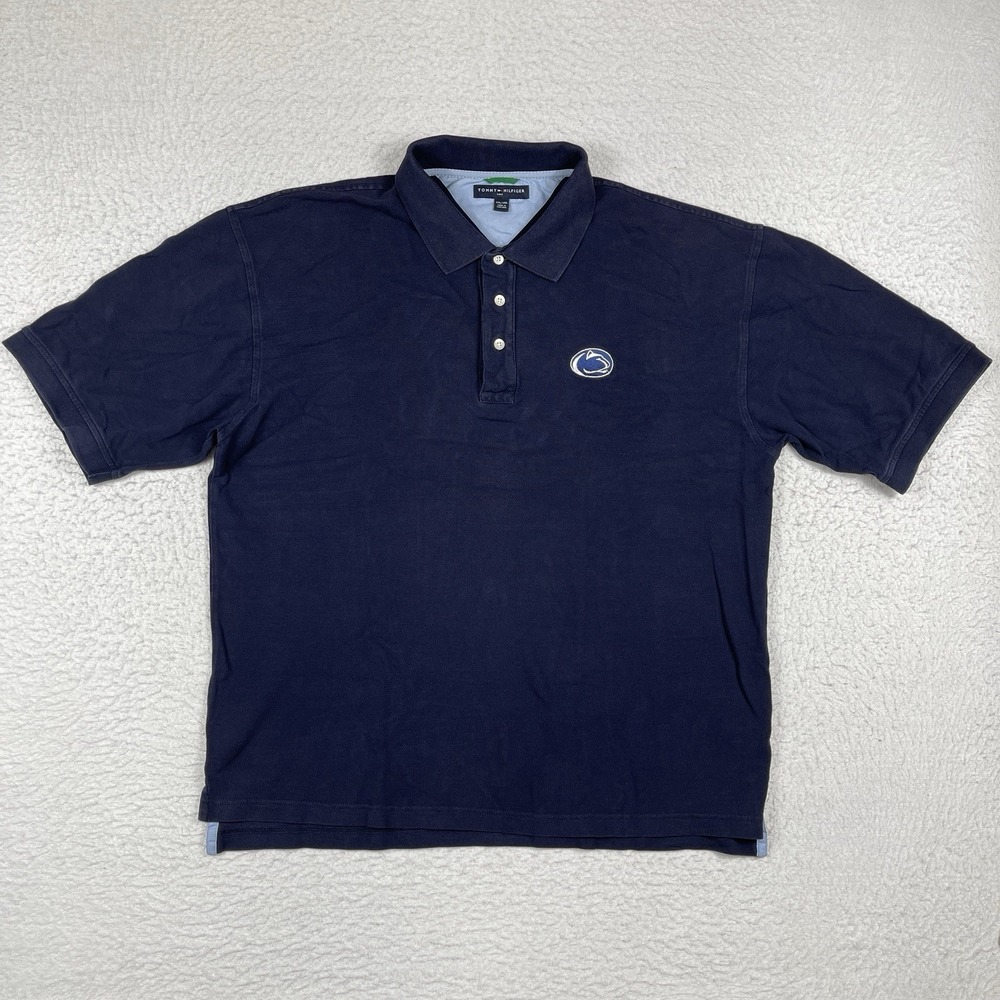 Penn State Polo Mens XXL Nittany Lions Golf Preppy NCAA PSU Football Vintage VTG